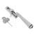 Avon Locking Espagnolette Casement Window Handle - Reversible - Pewter
