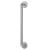 Satin Aluminium 19mm D-Bar Door Pull Handle on Rose - Screw Fix - 300mm Centres