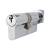5 Pin 70mm Euro Thumbturn Cylinder - 35mm Turn + 35mm - Polished Chrome - Master Keyed