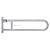 Callisto Hinged Support Grab Rail - 850 x 300mm - Brushed Stainless Steel