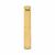 Solid Brass Period Entrance Finger Plate - Push - 450 x 75 x 4mm - Polished