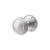 Satin Chrome Lined Mortice Door Knob - 65mm Rose Diameter
