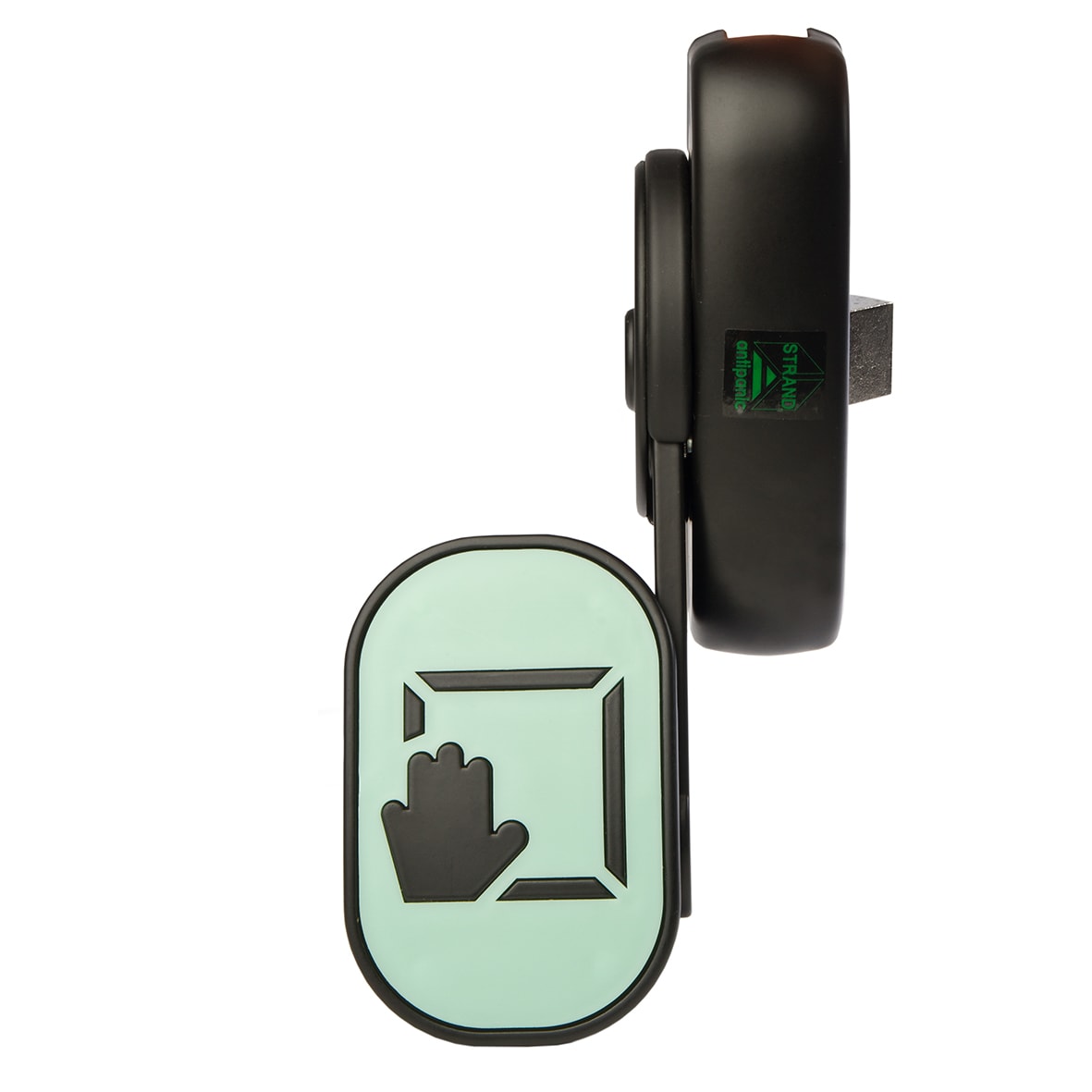 Modular Single Push Pad Latch - Timber/Metal Door - Matt Black