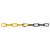 Welded Steel Chain - 6 x 42mm - 10m Length - Yellow/Black