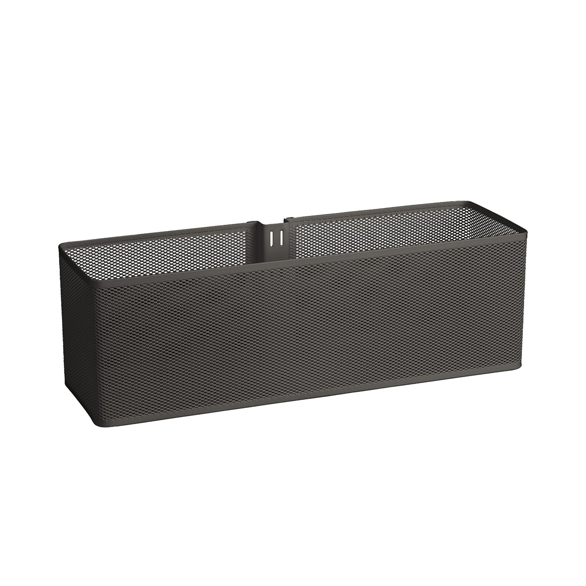 Top Track System - Deep Mesh Basket for Door & Wall Racks - 435 x 135 x 140mm - Graphite