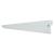 Twin Slot Shelf Bracket - 220mm Length - White
