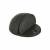 Half Moon Oval Floor Door Stop - 44 x 26mm - Antique Black Iron