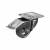 Industrial Castor - Swivel Braked - 80kg Max Weight - 80mm Diameter - Grey