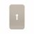 Jumbo Adhesive Fixing Escutcheon - 100 x 60mm - Keyhole - Satin Stainless Steel
