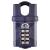 CP50CS Combination All Weather Closed Shackle Padlock - 50mm Body - 22 x 20mm Shackle - Blue