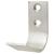 Flat Single Coat Hook - 40 x 20 x 35mm - Polished Stainless Steel