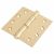 Performance Ball Bearing Butt Door Hinge - 100 x 100 x 3mm - Polished Brass - Pair