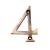 Marcus 76mm Screw Fix Door Numeral - 4 - Antique Brass