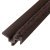 Sash Window Meeting Style Carrier - 3000mm Length - 6.5mm Pile - Brown