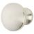 Mushroom Style Round Cabinet Knob - 30mm Diameter - Satin Stainless Steel