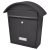 Classic Postbox - 363 x 370 x 134mm - Black