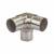 3 Way Elbow - 304 Brushed Satin Stainless Steel