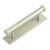 Thaxted 15mm Lines T-Bar Cabinet Pull Handle on Plain Backplate - 96mm c/c - Satin Nickel