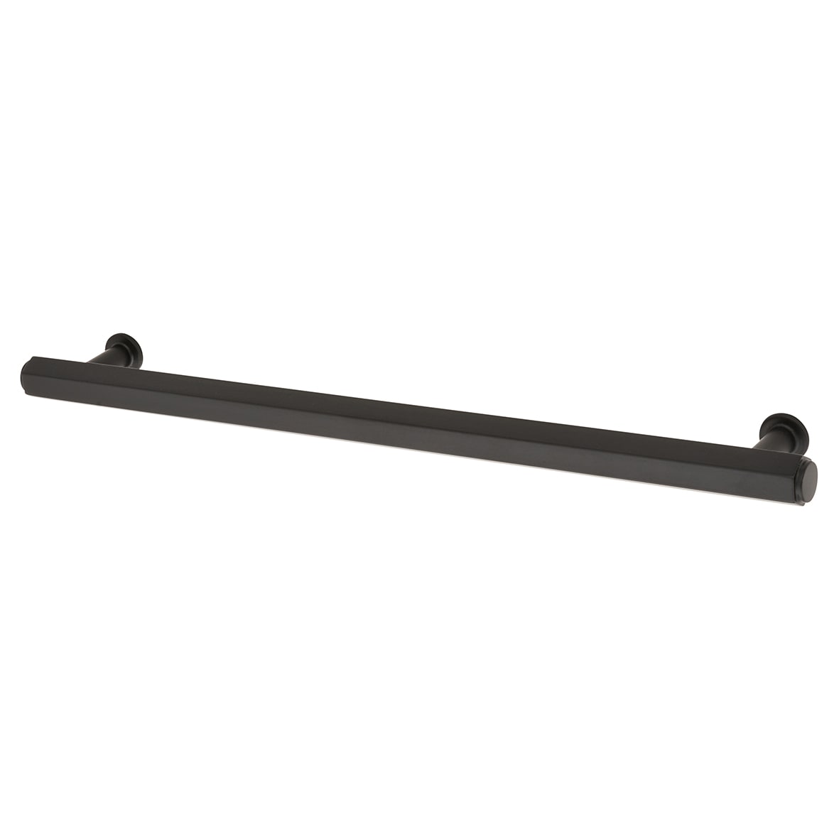 Vesper Hex 14mm T-Bar Cabinet Pull Handle - 224mm Centres - Matt Black