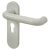 Diamond White Nylon Steel Core Euro Lock Door Handles - 47.6mm c/c - Paris Range
