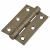 Twin Ball Bearing Butt Door Hinge - 75 x 50 x 2mm - Antique Polished Brass - Pair