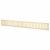Plain Slotted Vent - 600 x 76mm - 9800mm² Free Air Flow - Polished Brass