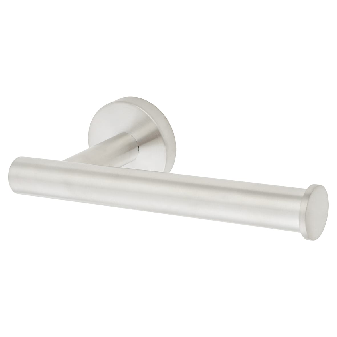 Essential Round Toilet Roll Holder - 163 x 80 x 50mm - Satin Stainless Steel