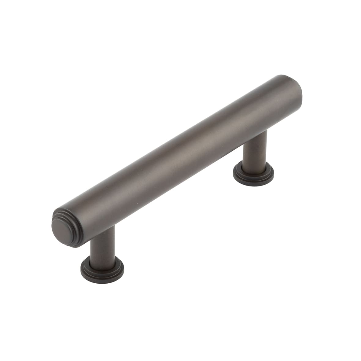 Belgrave 18mm Stepped T-Bar Cabinet Pull Handle - 96mm c/c - Dark Bronze