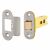 Heavy Duty Bolt Through Tubular Latch - 78mm Case - 57mm Backset - Radius - Satin Stainless Steel