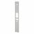 4710 Screw Cylinder Deadlatch Faceplate - 174 x 25mm - Stainless Steel
