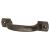 22mm D-Bar Cabinet Pull Handle - 107mm Centres - Lacquered Iron