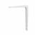 Aluminium Shelf Bracket - 150 x 200mm - White