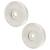 Satin Stainless Steel Rose Set for 19mm Door Pull Handless - 52 x 6mm