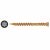 Flooring Torx Secret Fixing Wood Screws - 4.2 x 50mm - Yellow Zinc - Pack of 200