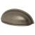 Millard Cabinet Cup Handle - 76mm Centres - Antique Brass