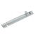 Satin Chrome Straight Barrel Bolt - Budget Range - 200 x 38mm