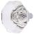 Clear Glass Octagon Cabinet Knob - 32mm Diameter - Polished Chrome