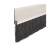 Brush Strip H8 - 3000mm Length -  Brush Size 60mm - Inward/Outward Opening Doors - Aluminium