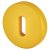 Nylon Escutcheon - 52mm Diameter - Keyhole - Golden Yellow - Pair
