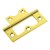 Flush Door Hinge - 60 x 41 x 1.4mm - Polished Brass - Pair