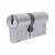 1 Star 6 Pin Kitemarked 85mm Euro Double Cylinder - 35 + 50mm - Satin Chrome - Keyed to Differ