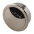 Round Cable Tidy Grommet - 60mm Hole Size - Brushed Nickel Mirror Effect