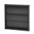 Gravity Wall Grille - 4"/100mm - Black