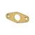 Budget Lock Escutcheon - 51 x 21mm - Polished Brass