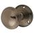 Black Nickel Lined Mortice Door Knob - 65mm Rose Diameter