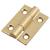 Solid Drawn Butt Cabinet Hinge - 25 x 19 x 1.45mm - Polished Brass - Pair