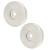Satin Stainless Steel Rose Set for 22mm Door Pull Handless - 52 x 6mm