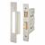 Architectural Bolt Through Bathroom Lock - 78mm Case - 57mm Backset - Satin Stainless Steel