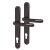 Balmoral uPVC Multipoint Door Handle - 92mm c/c - Black