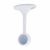 19mm Hanging Rail End Bracket - White - Pack of 2